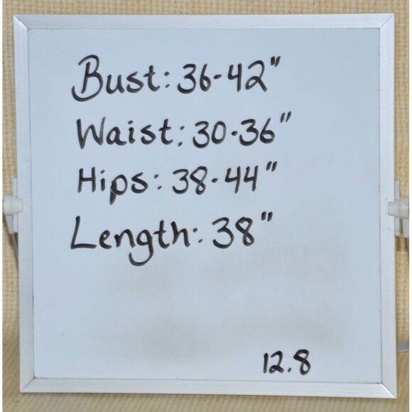 Lauren Ralph Lauren Women's Size 10 Faux Wrap Sheath Dress Stretch Rushed Gray - Picture 12 of 12